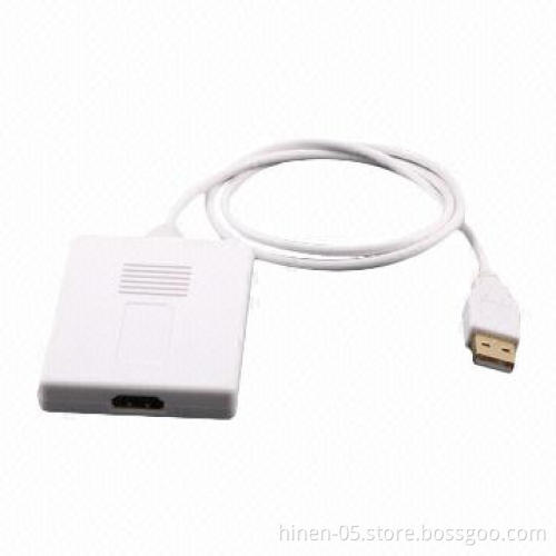 USB 2.0 to HDMI Converter, USB Video Supports Primary, Extended, Mirror, Rotate